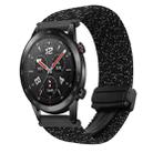 For Honor Watch GS 3i 22mm Magnetic Buckle Braided Watch Band(Stars Black) - 1