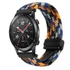 For Honor Watch GS 3i 22mm Magnetic Buckle Braided Watch Band(Camouflage Colorful) - 1