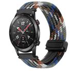 For Honor Watch GS 3i 22mm Magnetic Buckle Braided Watch Band(Denim Colorful) - 1