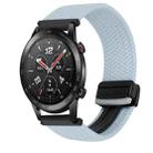 For Honor Watch GS 3i 22mm Magnetic Buckle Braided Watch Band(Blue) - 1
