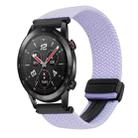 For Honor Watch GS 3i 22mm Magnetic Buckle Braided Watch Band(Purple) - 1