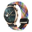 For Honor Watch 4 Pro 22mm Magnetic Buckle Braided Watch Band(Colorful) - 1