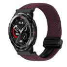 For Honor Watch GS Pro 22mm Magnetic Buckle Braided Watch Band(Drop Cherry) - 1