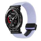 For Honor Watch GS Pro 22mm Magnetic Buckle Braided Watch Band(Purple) - 1