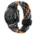 For Honor Magic Watch 2 46mm 22mm Magnetic Buckle Braided Watch Band(Camouflage Colorful) - 1