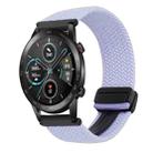 For Honor Magic Watch 2 46mm 22mm Magnetic Buckle Braided Watch Band(Purple) - 1