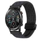 For Honor Magic Watch 22mm Magnetic Buckle Braided Watch Band(Black) - 1