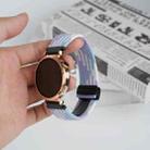 For Honor Magic Watch 22mm Magnetic Buckle Braided Watch Band(Violet) - 3