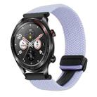 For Honor Watch Dream 22mm Magnetic Buckle Braided Watch Band(Purple) - 1