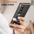 For Samsung Galaxy Z Fold7 Retractable Wrist Strap Invisible Stand Phone Case(Black) - 3