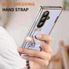 For Samsung Galaxy Z Fold7 Retractable Wrist Strap Invisible Stand Phone Case(Violets) - 3