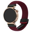 For Amazfit  Watch Bip 5 22mm Magnetic Buckle Braided Watch Band(Wine Red) - 1