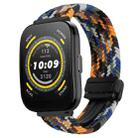 For Amazfit  Watch Bip 5 22mm Magnetic Buckle Braided Watch Band(Camouflage) - 1