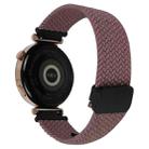 For Amazfit  Watch Bip 5 22mm Magnetic Buckle Braided Watch Band(Smoky Purple) - 2
