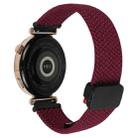 For Amazfit Watch GTR 4 22mm Magnetic Buckle Braided Watch Band(Black Sand Fed) - 2