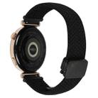 For Amazfit Watch GTR 3 22mm Magnetic Buckle Braided Watch Band(Black) - 2