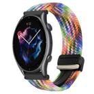 For Amazfit Watch GTR 3 Pro 22mm Magnetic Buckle Braided Watch Band(Colorful) - 1