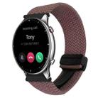 For Amazfit Watch GTR 2 22mm Magnetic Buckle Braided Watch Band(Smoky Purple) - 1