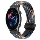 For Amazfit Sport Watch 3 22mm Magnetic Buckle Braided Watch Band(Denim Colors) - 1