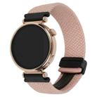 For Amazfit Watch GTR  22mm Magnetic Buckle Braided Watch Band(Pink) - 1