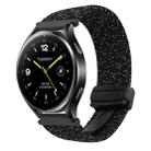 For Xiaomi Watch 2 22mm Magnetic Buckle Braided Watch Band(Stars Black) - 1