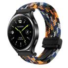 For Xiaomi Watch 2 22mm Magnetic Buckle Braided Watch Band(Camouflage Colorful) - 1