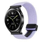 For Xiaomi Watch 2 22mm Magnetic Buckle Braided Watch Band(Purple) - 1