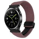 For Xiaomi Watch 2 22mm Magnetic Buckle Braided Watch Band(Smoky Purple) - 1