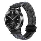 For Xiaomi Watch 2 Pro 22mm Magnetic Buckle Braided Watch Band(Graphite Black) - 1