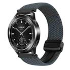 For Xiaomi Watch 2 Pro 22mm Magnetic Buckle Braided Watch Band(Space Gray) - 1