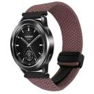 For Xiaomi Watch 2 Pro 22mm Magnetic Buckle Braided Watch Band(Smoky Purple) - 1