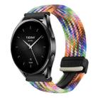 For Xiaomi Watch S2 22mm Magnetic Buckle Braided Watch Band(Colorful) - 1