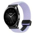 For Xiaomi Watch S2 22mm Magnetic Buckle Braided Watch Band(Purple) - 1