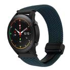 For Xiaomi Watch S1 Pro 22mm Magnetic Buckle Braided Watch Band(Forest Green) - 1