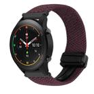 For Xiaomi Watch S1 Pro 22mm Magnetic Buckle Braided Watch Band(Drop Cherry) - 1