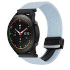 For Xiaomi Watch S1 Pro 22mm Magnetic Buckle Braided Watch Band(Blue) - 1