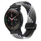 For Xiaomi Watch S1 Pro 22mm Magnetic Buckle Braided Watch Band(Dazzling Black) - 1