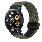 For Xiaomi Watch S1 Active 22mm Magnetic Buckle Braided Watch Band(Metallic Gray) - 1