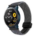 For Xiaomi Watch S1 Active 22mm Magnetic Buckle Braided Watch Band(Graphite Black) - 1