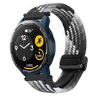 For Xiaomi Watch S1 Active 22mm Magnetic Buckle Braided Watch Band(Dazzling Black) - 1