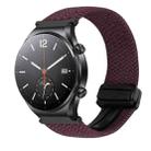 For Xiaomi Watch S1 22mm Magnetic Buckle Braided Watch Band(Drop Cherry) - 1