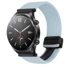 For Xiaomi Watch S1 22mm Magnetic Buckle Braided Watch Band(Blue) - 1