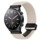 For Xiaomi Watch S1 22mm Magnetic Buckle Braided Watch Band(Starlight Black) - 1