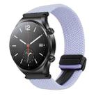 For Xiaomi Watch S1 22mm Magnetic Buckle Braided Watch Band(Purple) - 1