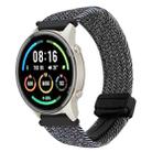 For Xiaomi Watch Sport 22mm Magnetic Buckle Braided Watch Band(Graphite Black) - 1