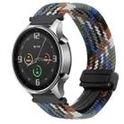 For Xiaomi Watch Color 22mm Magnetic Buckle Braided Watch Band(Space Gray) - 1