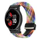 For COROS Pace 3 22mm Magnetic Buckle Braided Watch Band(Colorful) - 1