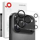 For iPhone 17 Pro Max NORTHJO Camera Lens Protector 3D Night Shot Tempered Glass Film(Black) - 1