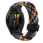 For Garmin Forerunner 265 22mm Magnetic Buckle Braided Watch Band(Camouflage Color) - 1