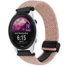 For Garmin Forerunner 255 22mm Magnetic Buckle Braided Watch Band(Starlight Pink) - 1